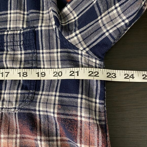 Blink 182 Shirt Adult Medium Bunny Graphic Band Logo Handmade Bleach Flannel - Picture 14 of 15